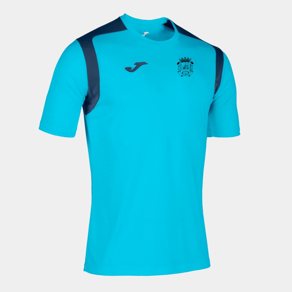 Camiseta Entrenamiento Turquesa-Marino