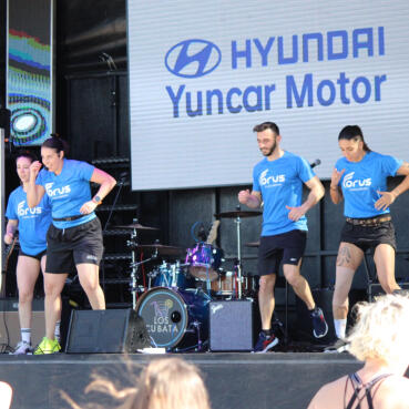 La Fan Zone Hyundai Yuncar Motor bate récords 